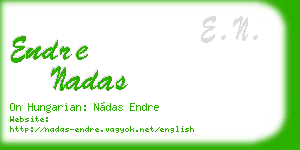 endre nadas business card
